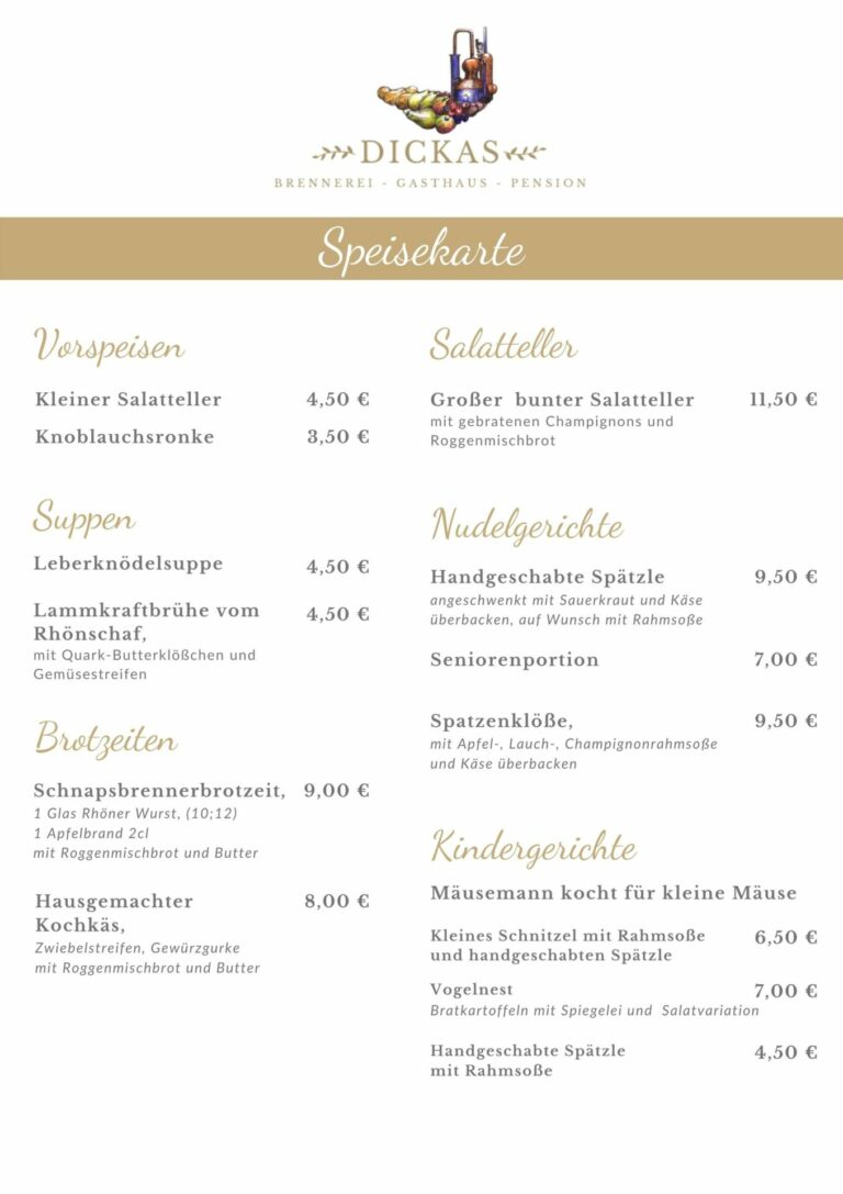 Speisekarte Dickas_März 2022